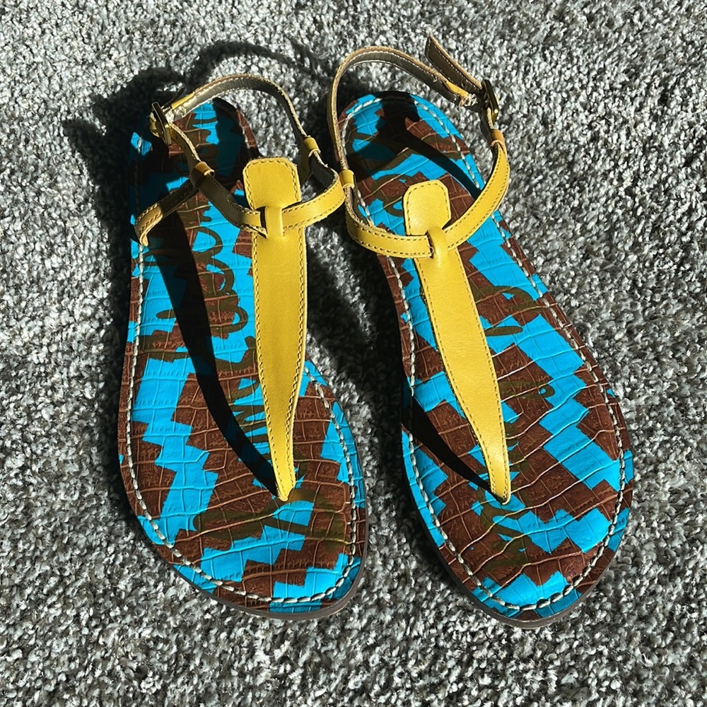 Sam Edelman Gigi Yellow Strap Sandal
